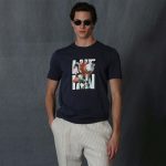 Lufian Blake T-Shirt Graphique Moderne Homme