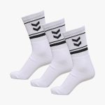 Hummel Stripe Crew 3-Pack Chaussettes Rayées Homme