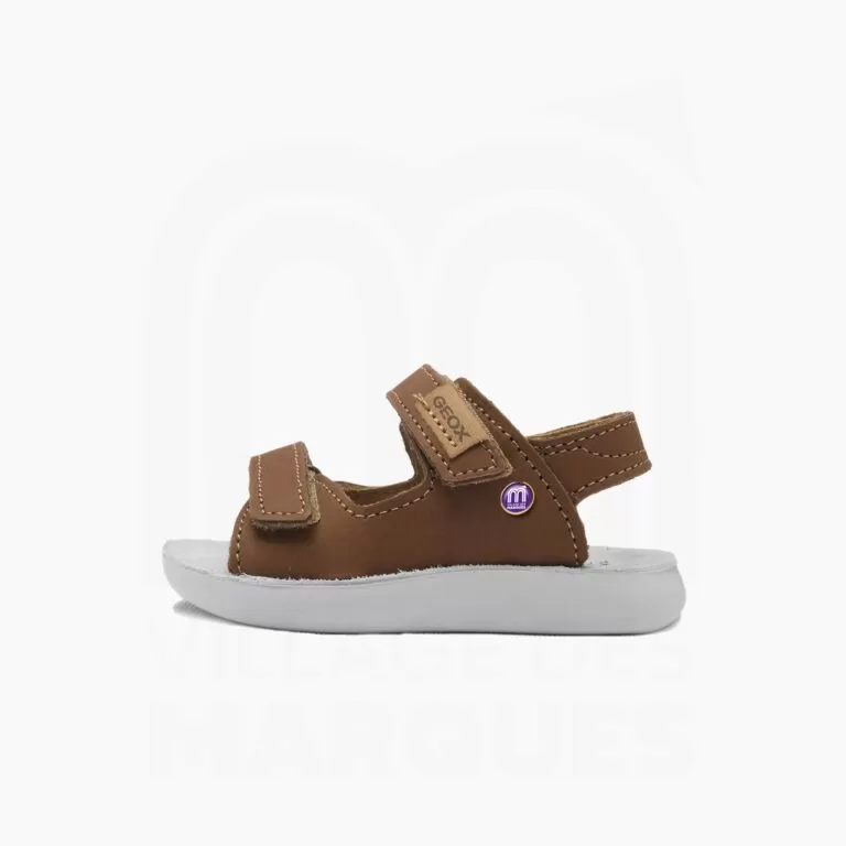 Geox Lightfloppy Sandales à Scratch Enfant Garçon