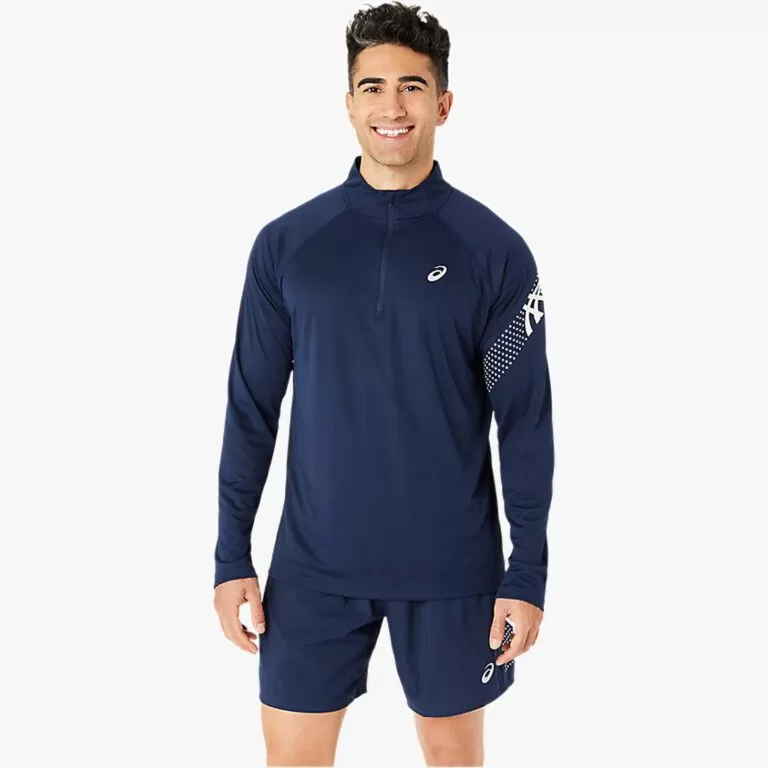 Asics ICON Haut 1/2 ZIP De Running Homme