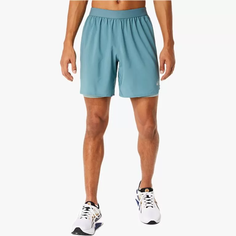 Asics Road 2 en 1 7Poues Short De Running Homme