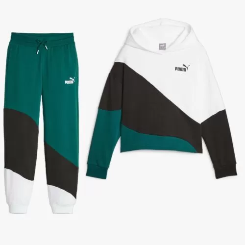 Puma Power Colorblock Ensemble à Capuche Junior Fille
